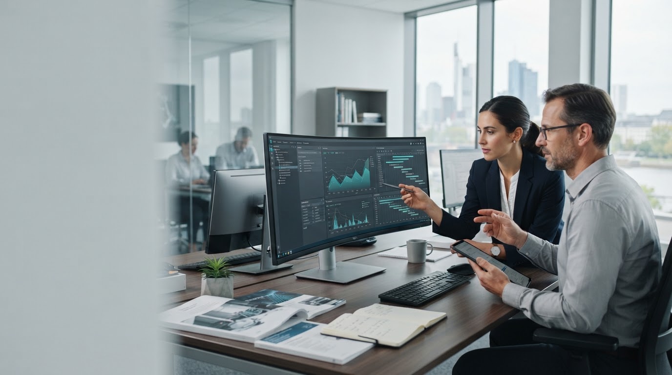 Lagoon Kudu Team bei der Arbeit an Finanzanalysen
